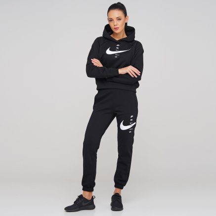 Спортивные штаны Nike W Nsw Swsh Pant Flc Bb - 125292, фото 2 - интернет-магазин MEGASPORT