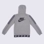 Кофта Nike дитяча B Nsw Hybrid Flc Fz Hoodie, фото 2 - інтернет магазин MEGASPORT