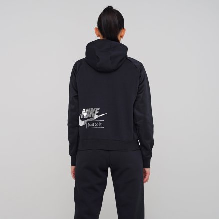 Кофта Nike W Nsw Icn Clsh Fz Flc - 126965, фото 3 - інтернет-магазин MEGASPORT