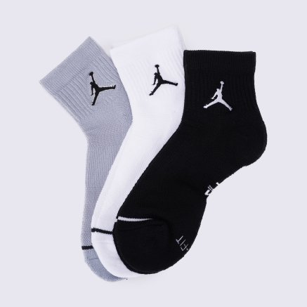Носки Jordan Unisex Jordan Jumpman High-Intensity Quarter Sock (3 Pair) - 125383, фото 1 - интернет-магазин MEGASPORT