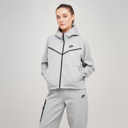 Кофта Nike W Nsw Tch Flc Wr Hoodie Fz - 128717, фото 1 - интернет-магазин MEGASPORT