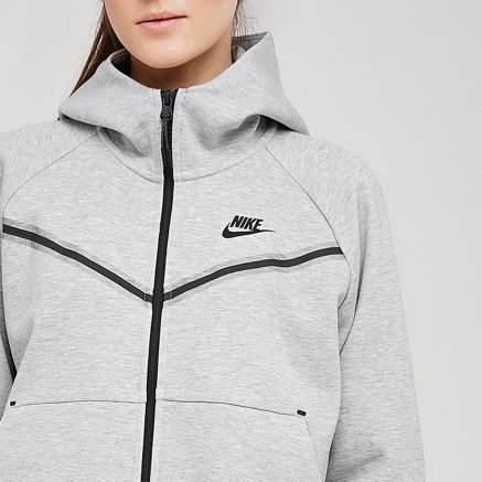 Кофта Nike W Nsw Tch Flc Wr Hoodie Fz - 128717, фото 4 - интернет-магазин MEGASPORT