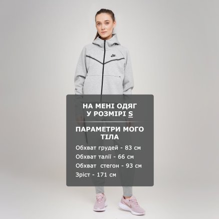 Кофта Nike W Nsw Tch Flc Wr Hoodie Fz - 128717, фото 6 - інтернет-магазин MEGASPORT