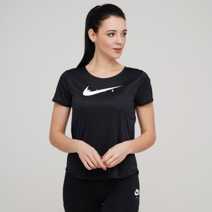 Футболка Nike W Nk Swoosh Run Top Ss - 128928, фото 1 - інтернет-магазин MEGASPORT