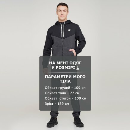 Кофта Nike M Nsw Hybrid Flc Fz Hoodie Bb - 128664, фото 6 - интернет-магазин MEGASPORT