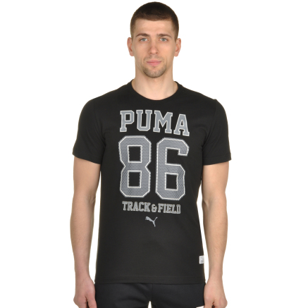 Футболка Puma Style Athl Mesh Block Tee - 91337, фото 1 - интернет-магазин MEGASPORT