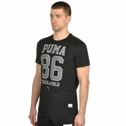 Футболка Puma Style Athl Mesh Block Tee - 91337, фото 2 - интернет-магазин MEGASPORT