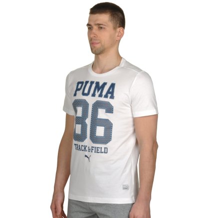 Футболка Puma Style Athl Mesh Block Tee - 91338, фото 2 - интернет-магазин MEGASPORT