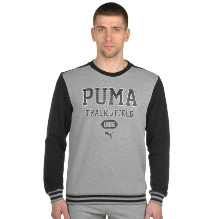 Кофта Puma Style Athl Crew Sweat Tr - 91341, фото 1 - интернет-магазин MEGASPORT