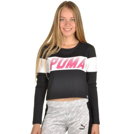 Футболка Puma Speed Font Ls Top - 94565, фото 1 - интернет-магазин MEGASPORT