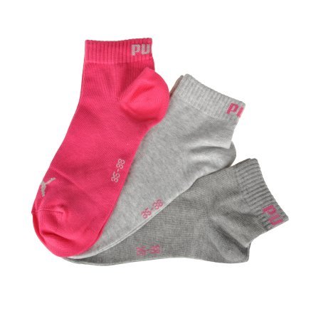 Носки Puma Quarter Socks 3 Pair - 94370, фото 1 - интернет-магазин MEGASPORT