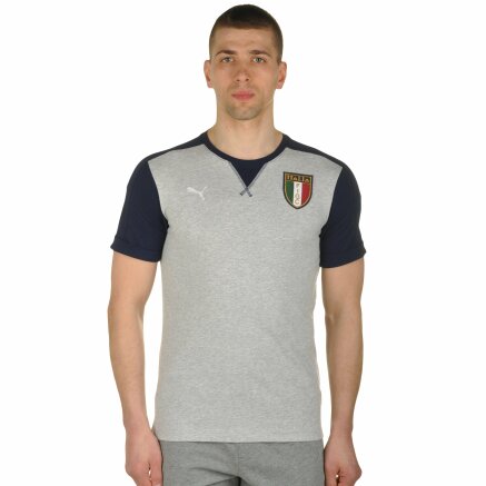Футболка Puma FIGC Azzurri Badge Tee - 100189, фото 1 - інтернет-магазин MEGASPORT