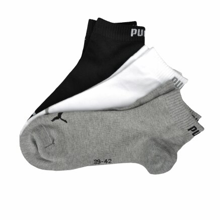 Шкарпетки Puma Quarter 3p 3-Pack - 14859, фото 1 - інтернет-магазин MEGASPORT