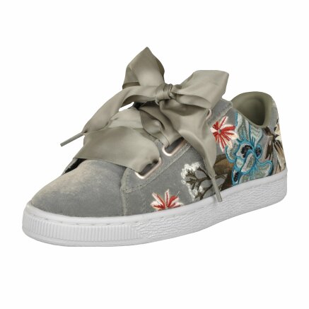 Puma basket heart embroidery sale