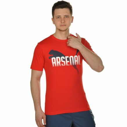 Футболка Puma Arsenal Fc Fan Cat Tee - 109007, фото 1 - інтернет-магазин MEGASPORT