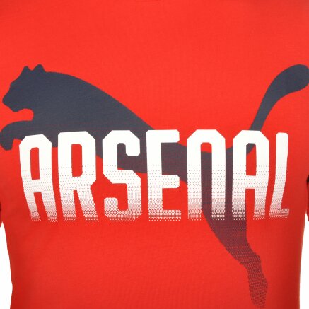 Футболка Puma Arsenal Fc Fan Cat Tee - 109007, фото 5 - інтернет-магазин MEGASPORT