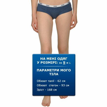 Спідня білизна Puma Iconic Hipster 2p - 109243, фото 9 - інтернет-магазин MEGASPORT