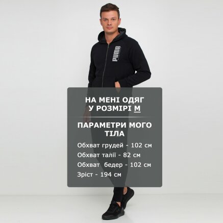 Кофта Puma Athletics Fz Hoody Fl - 119576, фото 6 - интернет-магазин MEGASPORT