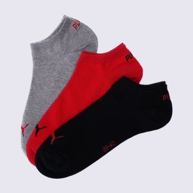 Шкарпетки Puma Unisex Sneaker Plain 3p - 115244, фото 1 - інтернет-магазин MEGASPORT