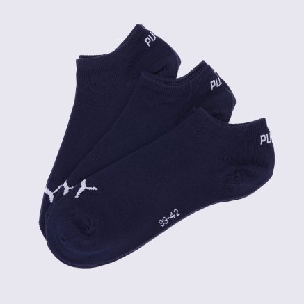 Шкарпетки Puma Unisex Sneaker Plain 3p - 123375, фото 1 - інтернет-магазин MEGASPORT
