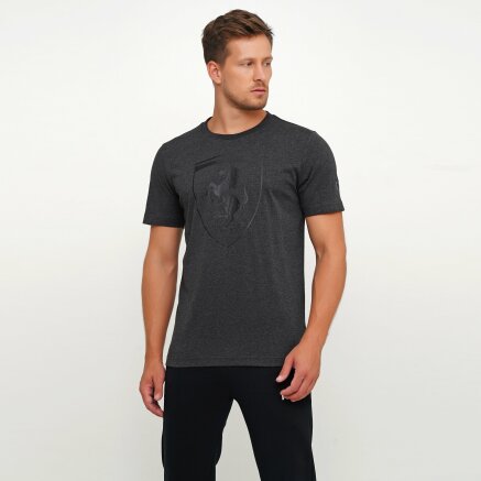Футболка Puma Ferrari Big Shield Tee - 119671, фото 1 - интернет-магазин MEGASPORT