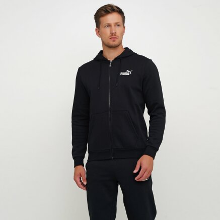 Кофта Puma Essentials Fleece Hooded Jkt - 111970, фото 1 - интернет-магазин MEGASPORT