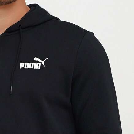 Кофта Puma Essentials Fleece Hooded Jkt - 111970, фото 4 - интернет-магазин MEGASPORT