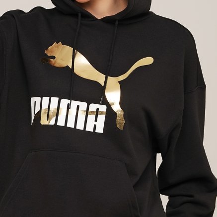 Кофта Puma Classics Logo Hoodie - 127951, фото 4 - интернет-магазин MEGASPORT
