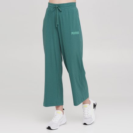 Спортивные штаны Puma Modern Basics Ribbed Wide Pants - 139968, фото 1 - интернет-магазин MEGASPORT