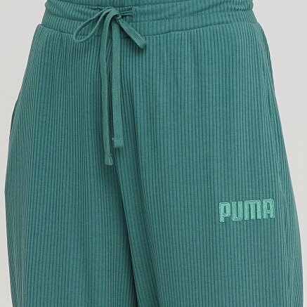 Спортивные штаны Puma Modern Basics Ribbed Wide Pants - 139968, фото 4 - интернет-магазин MEGASPORT