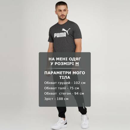 Футболка Puma ESS Heather Tee - 135108, фото 6 - інтернет-магазин MEGASPORT
