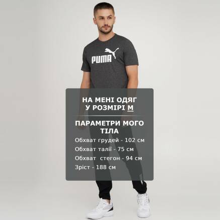 Футболка Puma ESS Heather Tee - 135108, фото 6 - интернет-магазин MEGASPORT