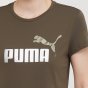 Футболка Puma Ess+ Metallic Logo Tee, фото 4 - інтернет магазин MEGASPORT