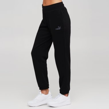 Спортивные штаны Puma Essentials+ Embroidered Fleece Women's Pants - 140186, фото 1 - интернет-магазин MEGASPORT