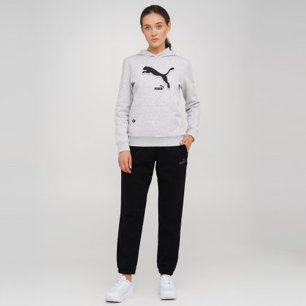 Спортивнi штани Puma Essentials+ Embroidered Fleece Women's Pants - 140186, фото 2 - інтернет-магазин MEGASPORT