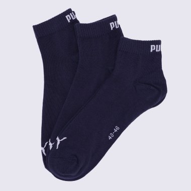 Шкарпетки puma Unisex Quarter Plain 3p - 140190, фото 1 - інтернет-магазин MEGASPORT