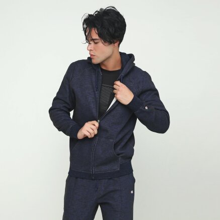 Кофта Champion Hooded Full Zip Sweatshirt - 112246, фото 3 - интернет-магазин MEGASPORT