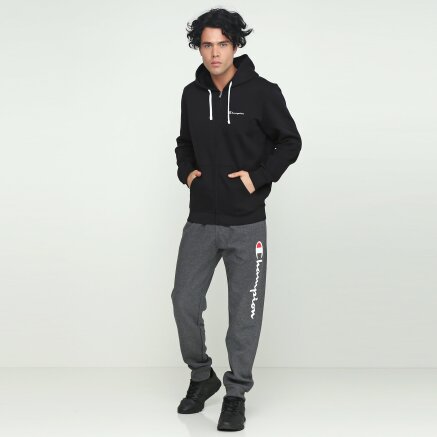 Кофта Champion Hooded Full Zip Sweatshirt - 112377, фото 2 - интернет-магазин MEGASPORT