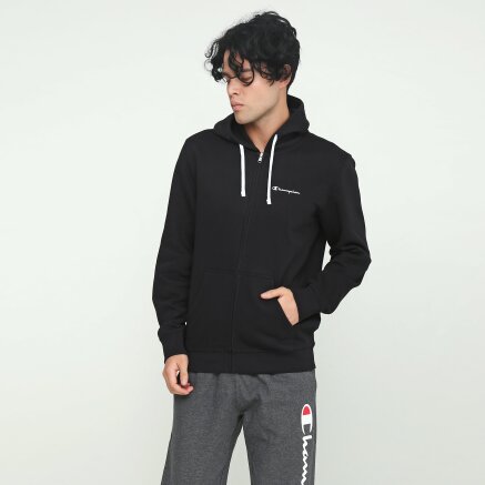Кофта Champion Hooded Full Zip Sweatshirt - 112377, фото 4 - интернет-магазин MEGASPORT