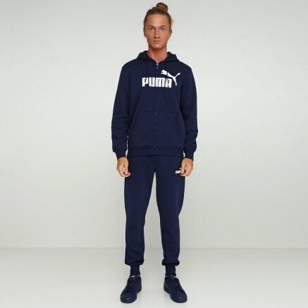 Кофта Puma Essentials Fleece Hooded Jkt - 111972, фото 1 - интернет-магазин MEGASPORT