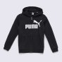 Кофта Puma дитяча Ess Big Logo Fz Hoodie Fl B, фото 1 - інтернет магазин MEGASPORT