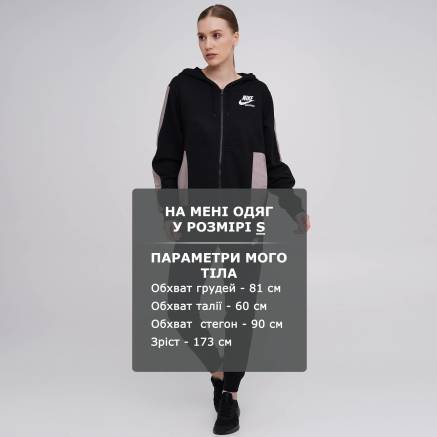 Кофта Nike W Nsw Flc Fz Hoodie Htg - 141147, фото 6 - интернет-магазин MEGASPORT
