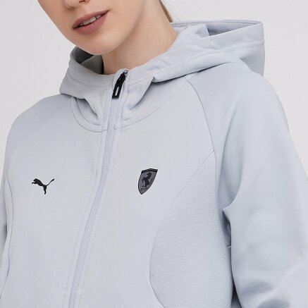 Кофта Puma Ferrari Style Wmn Hooded Sweat Jacket - 140492, фото 6 - интернет-магазин MEGASPORT