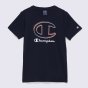 Футболка Champion детская Crewneck T-Shirt, фото 1 - интернет магазин MEGASPORT