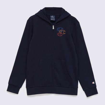 Кофта Champion детская Hooded Full Zip Sweatshirt - 141843, фото 1 - интернет-магазин MEGASPORT