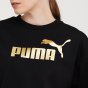 Кофта Puma ESS+ Metallic Logo Crew FL, фото 4 - інтернет магазин MEGASPORT