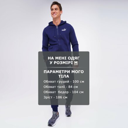 Кофта Puma Ess Small Logo Fz Hoodie Fl - 140580, фото 2 - інтернет-магазин MEGASPORT