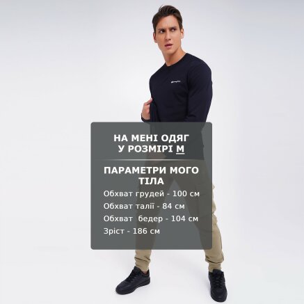 Лонгслів Champion Long Sleeve Crewneck T-Shirt - 141767, фото 2 - інтернет-магазин MEGASPORT
