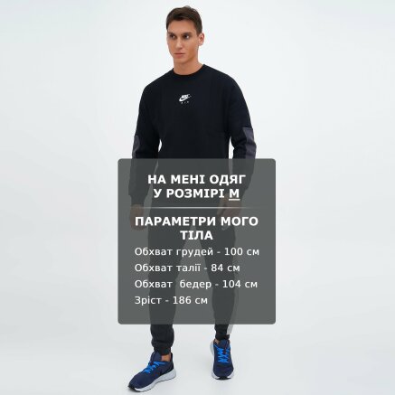 Кофта Nike M Nsw Nike Air Bb Flc Crew - 141158, фото 2 - інтернет-магазин MEGASPORT