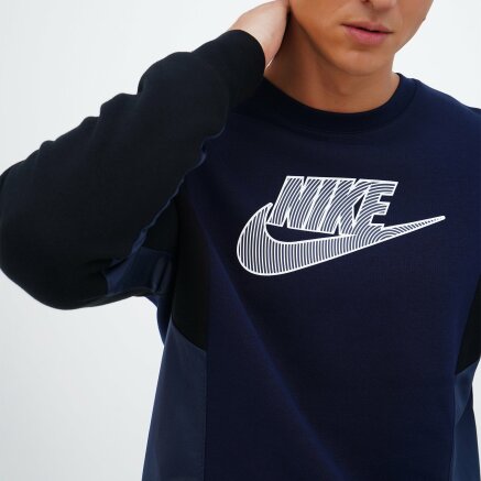 Кофта Nike M Nsw Hybrid Flc Crew Bb - 141203, фото 6 - інтернет-магазин MEGASPORT